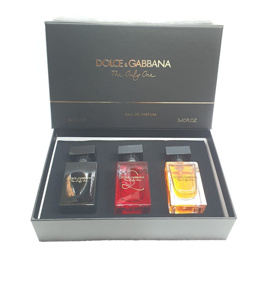 DOLCE AND GABBANA THE ONLY ONE 3 IN 1 GIFT SET 3 × 40ML