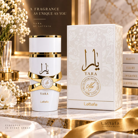 Lata Fragrance White 100ml Lattafa Perfumes Yara Moi