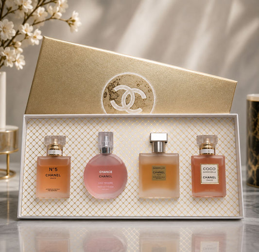 CHANEL PERFUME 4 IN 1 GIFT SET  4 × 30ML