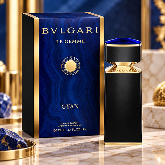 BVLGARI Le Gemme Gyan Eau De Parfum For Men 3.4 Ounce, Black